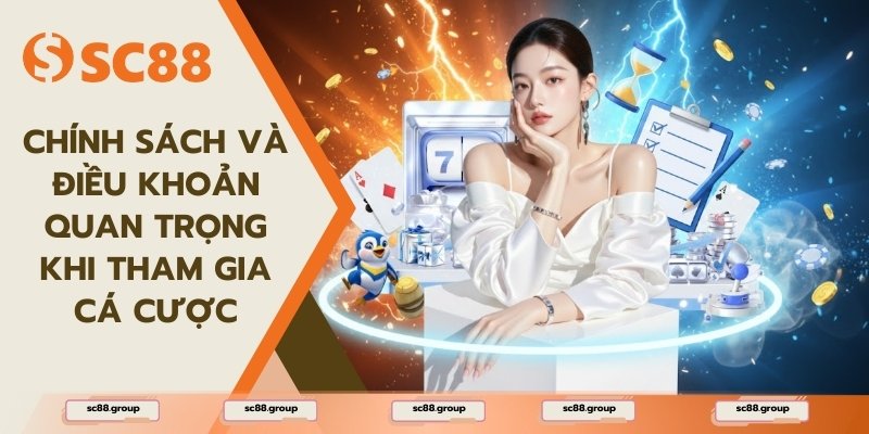 Chính sách và điều khoản quan trọng khi tham gia cá cược tại hệ thống theo điều khoản SC88